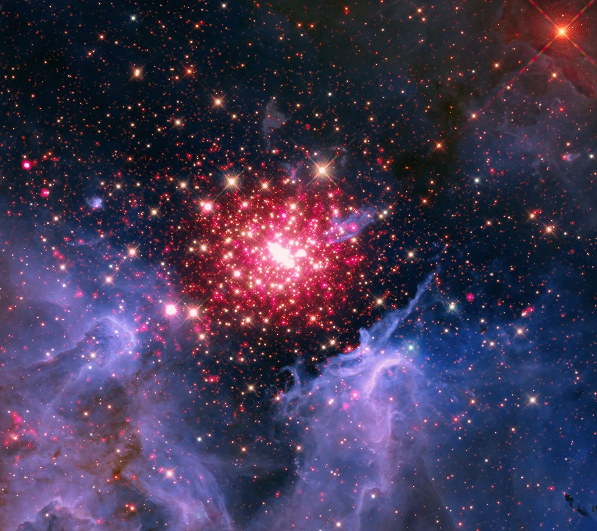 NASA’s Chandra Reveals ‘Red, White, Blue’ Universe for US 250th - NASA Science