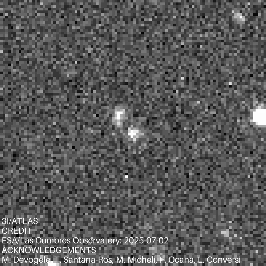 3I/ATLAS: офіційні фотографії міжзоряної комети