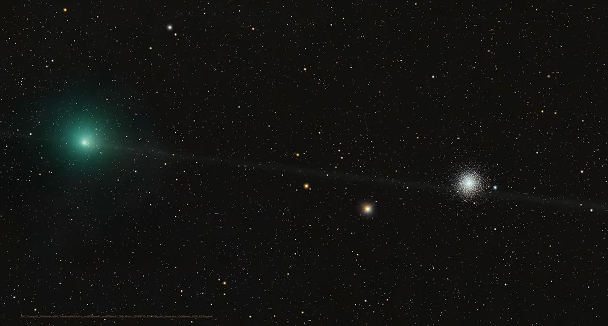 APOD: 8 серпня 2026 - Момент Мессьє для Темпеля 2 - Наука NASA
