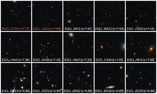 Відкриття 31 наддальнього квазару завдяки Euclid